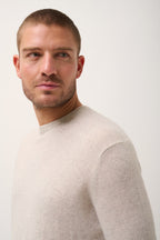 Maglione girocollo - Howard - Grigio perla mélange