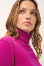 Turtleneck Sweater - Ava - Violet
