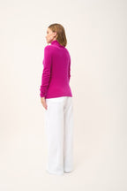 Turtleneck Sweater - Ava - Violet