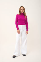 Turtleneck Sweater - Ava - Violet
