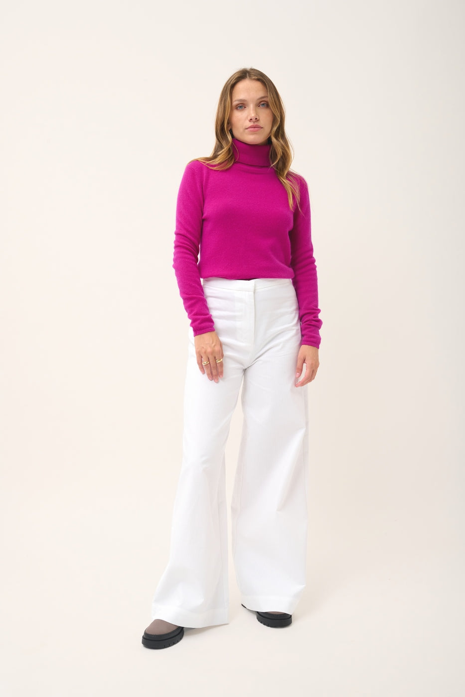 Turtleneck Sweater - Ava - Violet