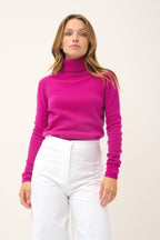 Turtleneck Sweater - Ava - Violet