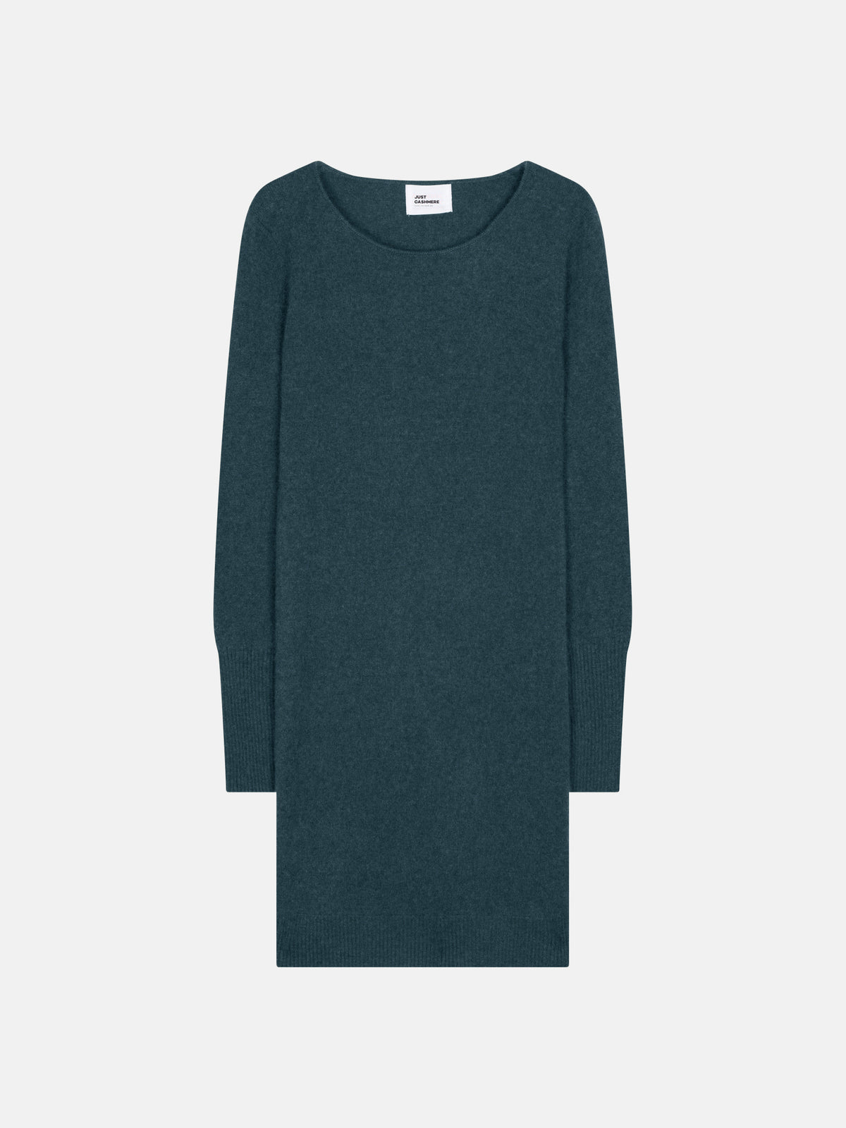 Robe Col Rond - Susan - Vert Canard Chiné