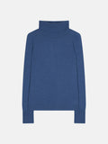 Pull Col Roulé - Lilly - Bleu Denim