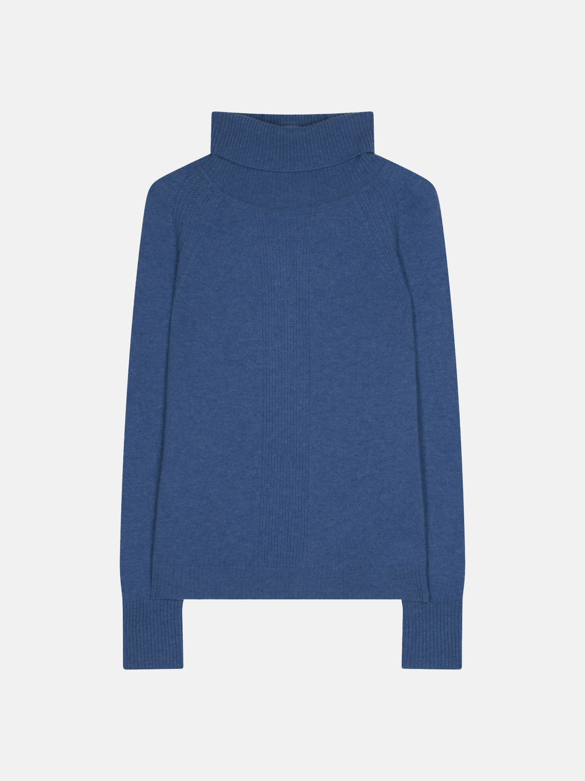 Pull Col Roulé - Lilly - Bleu Denim