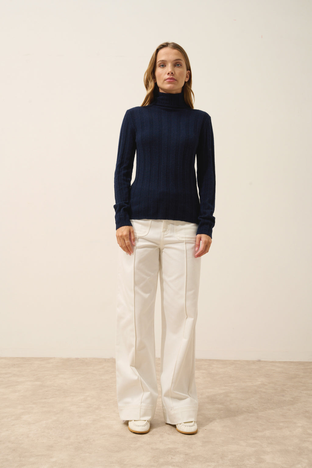 Pull Col Roulé - Serelith - Navy