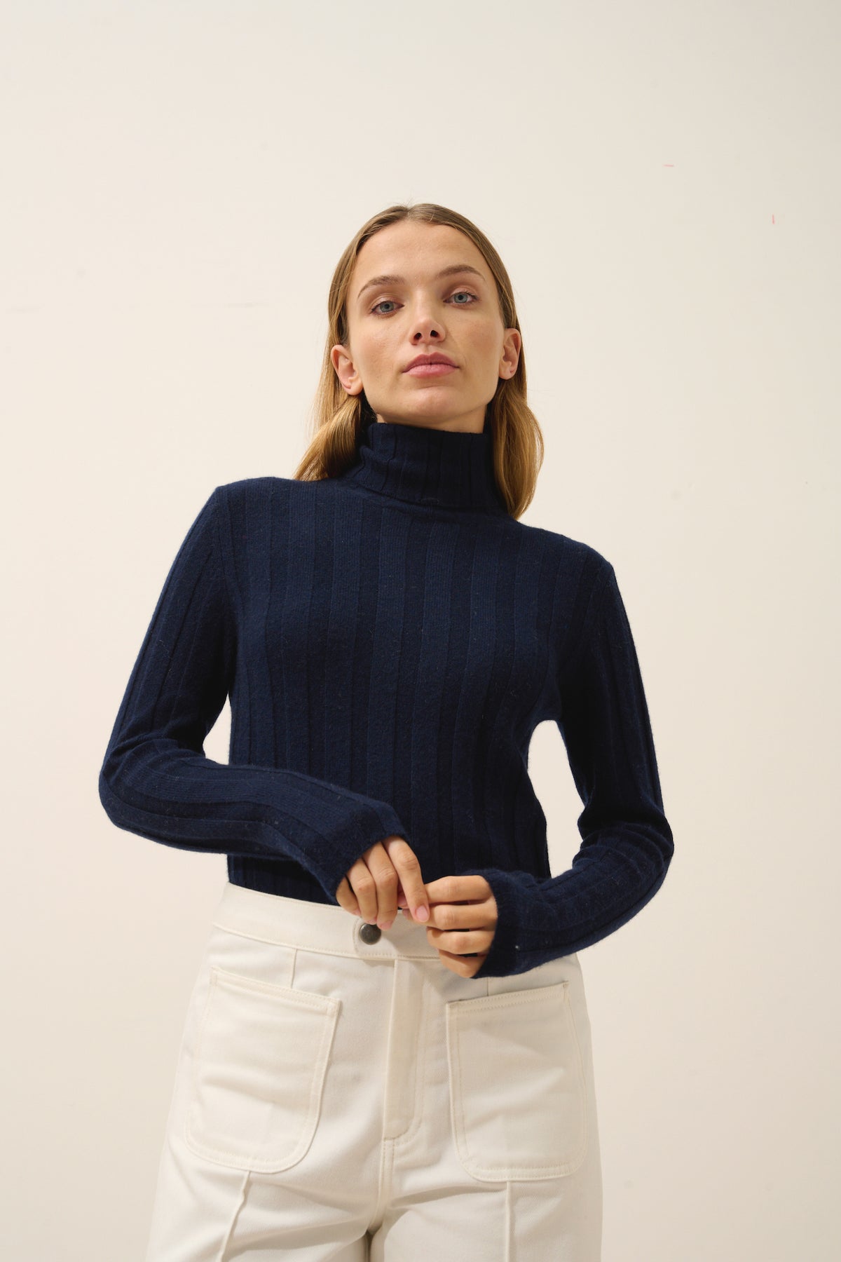 Pull Col Roulé - Serelith - Navy