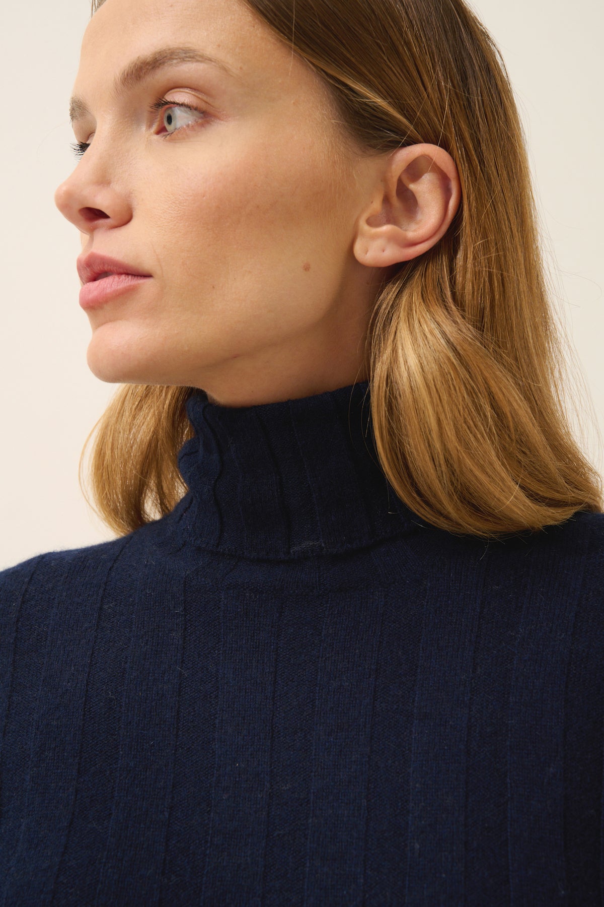 Pull Col Roulé - Serelith - Navy