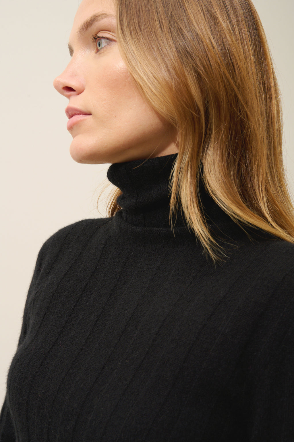 Pull Col Roulé - Serelith - Noir