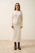 Pull Col Rond - Norena - Neige