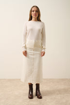 Pull Col Rond - Norena - Neige