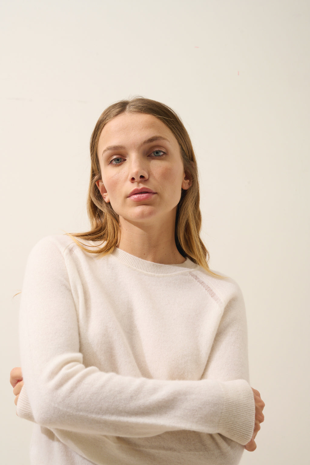 Pull Col Rond - Norena - Neige