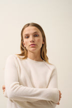 Pull Col Rond - Norena - Neige