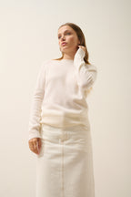 Pull Col Rond - Norena - Neige
