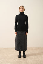 Pull Col Roulé - Estelle - Noir