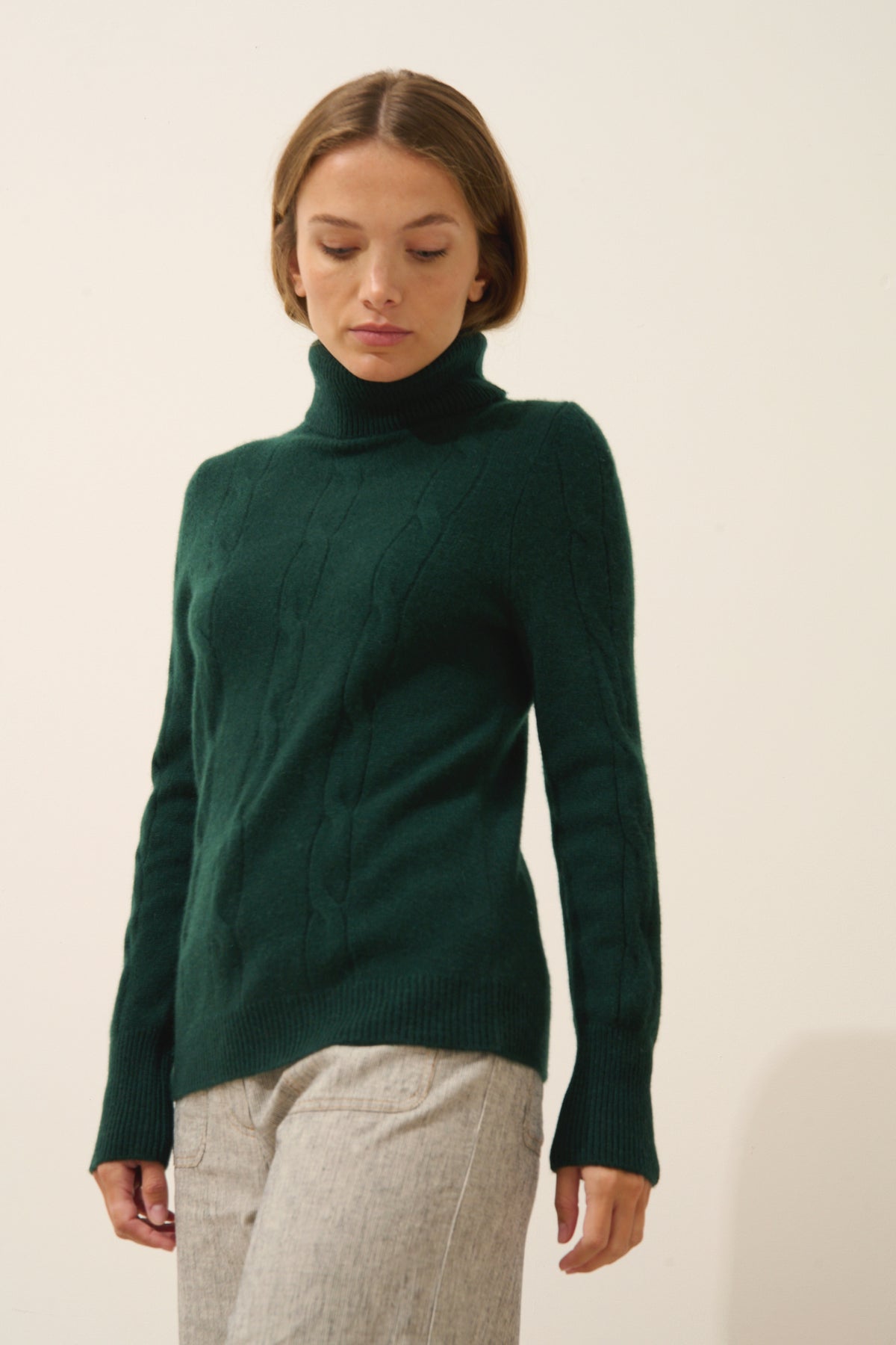 Pull Col Roulé - Estelle - Cyprès