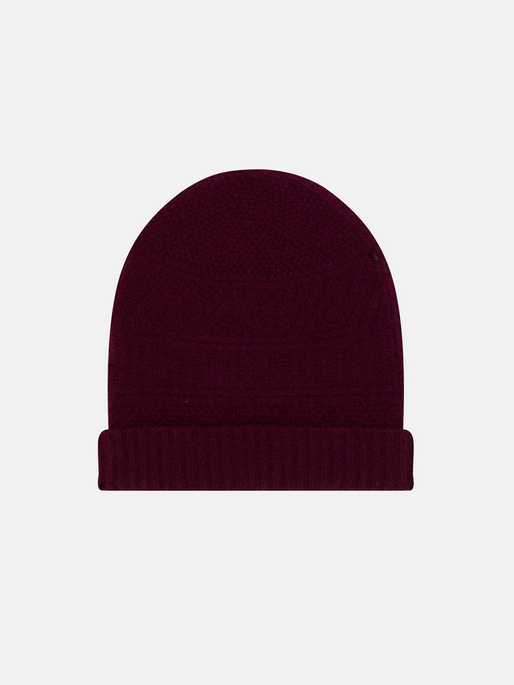 4 Thread Beanie - Ember - Burgundy