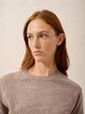 Maglione Girocollo Jane - Caribou Melange - Donna