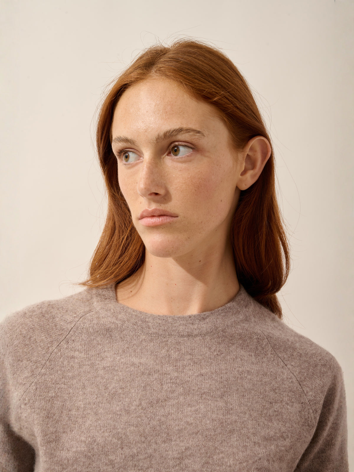 Maglione Girocollo Jane - Caribou Melange - Donna