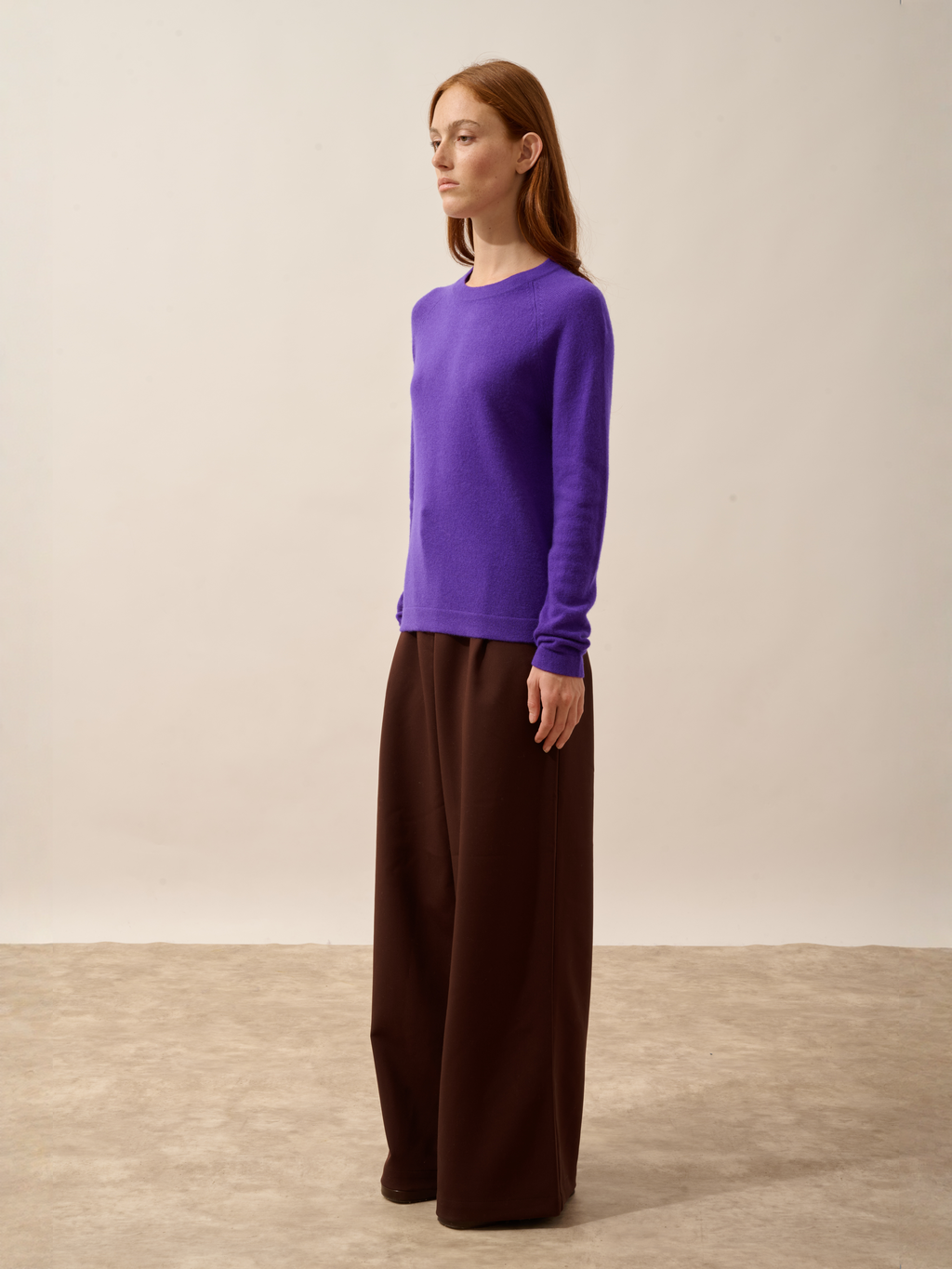 Maglione girocollo Jane - Genziana - Donna
