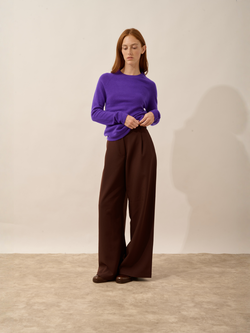 Maglione girocollo Jane - Genziana - Donna