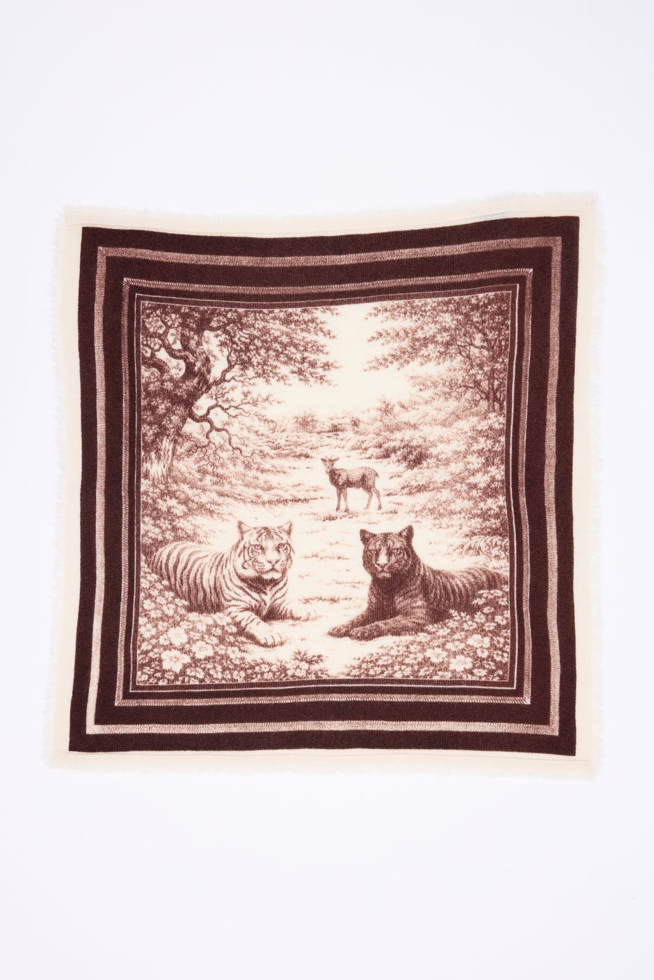 Lille Bandana Jungle - Brun - Børn - 100 % Kashmir