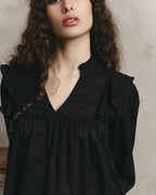 Blouse Justine - Noir