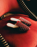 Jacquard mules
