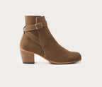 Stivaletti Jaipur - Pelle scamosciata taupe - Donna