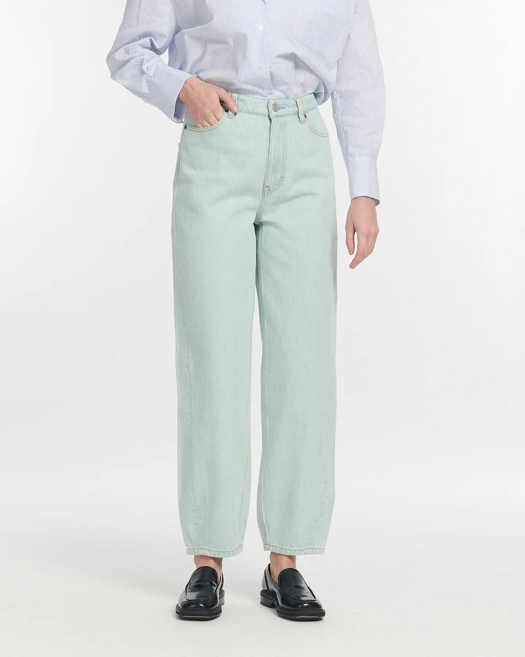 Olsen Denim Blue-Ish White Jeans