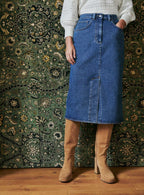 FALDA JENNY DENIM AZUL PETITE MENDIGOTE