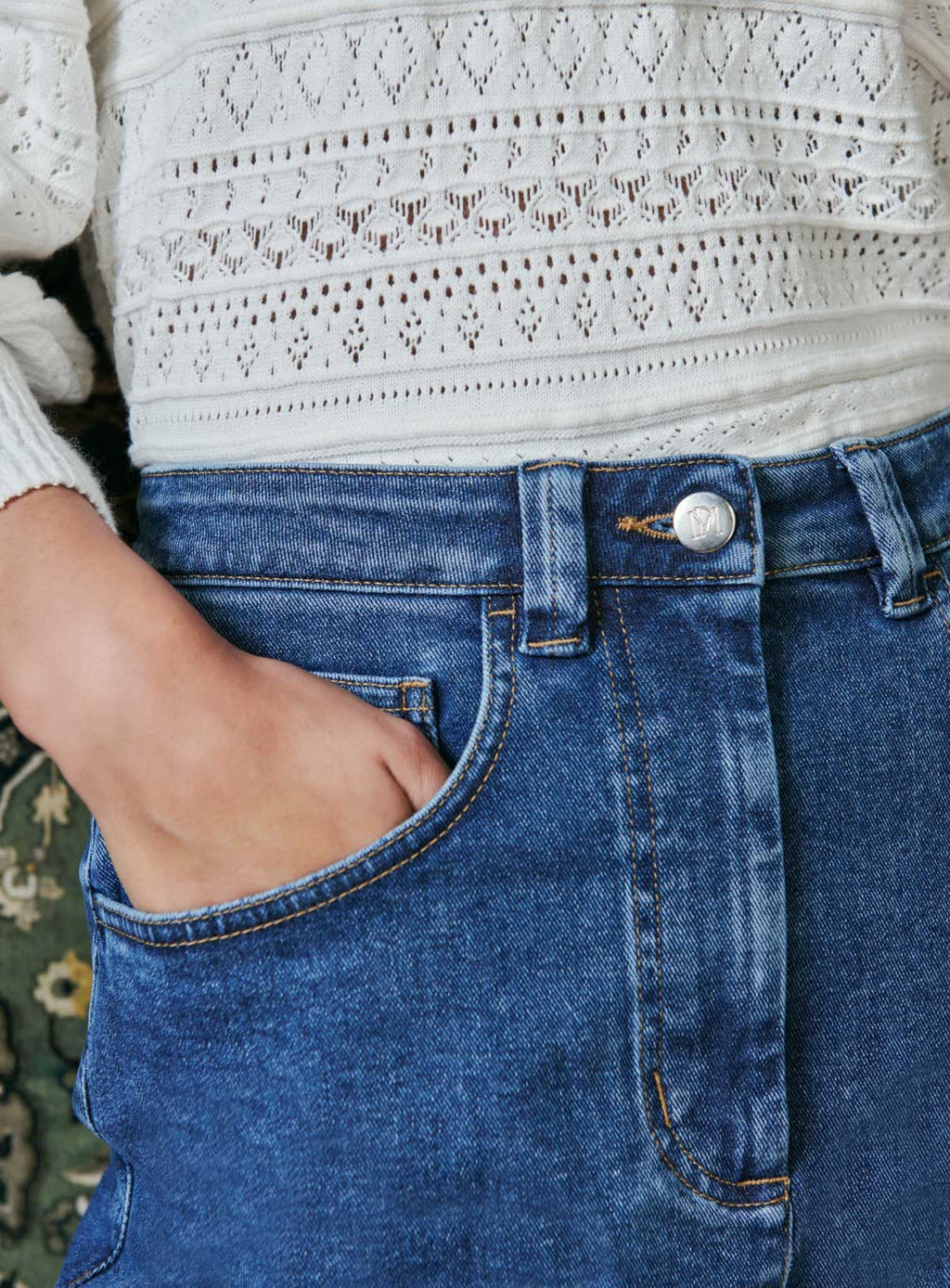FALDA JENNY DENIM AZUL PETITE MENDIGOTE