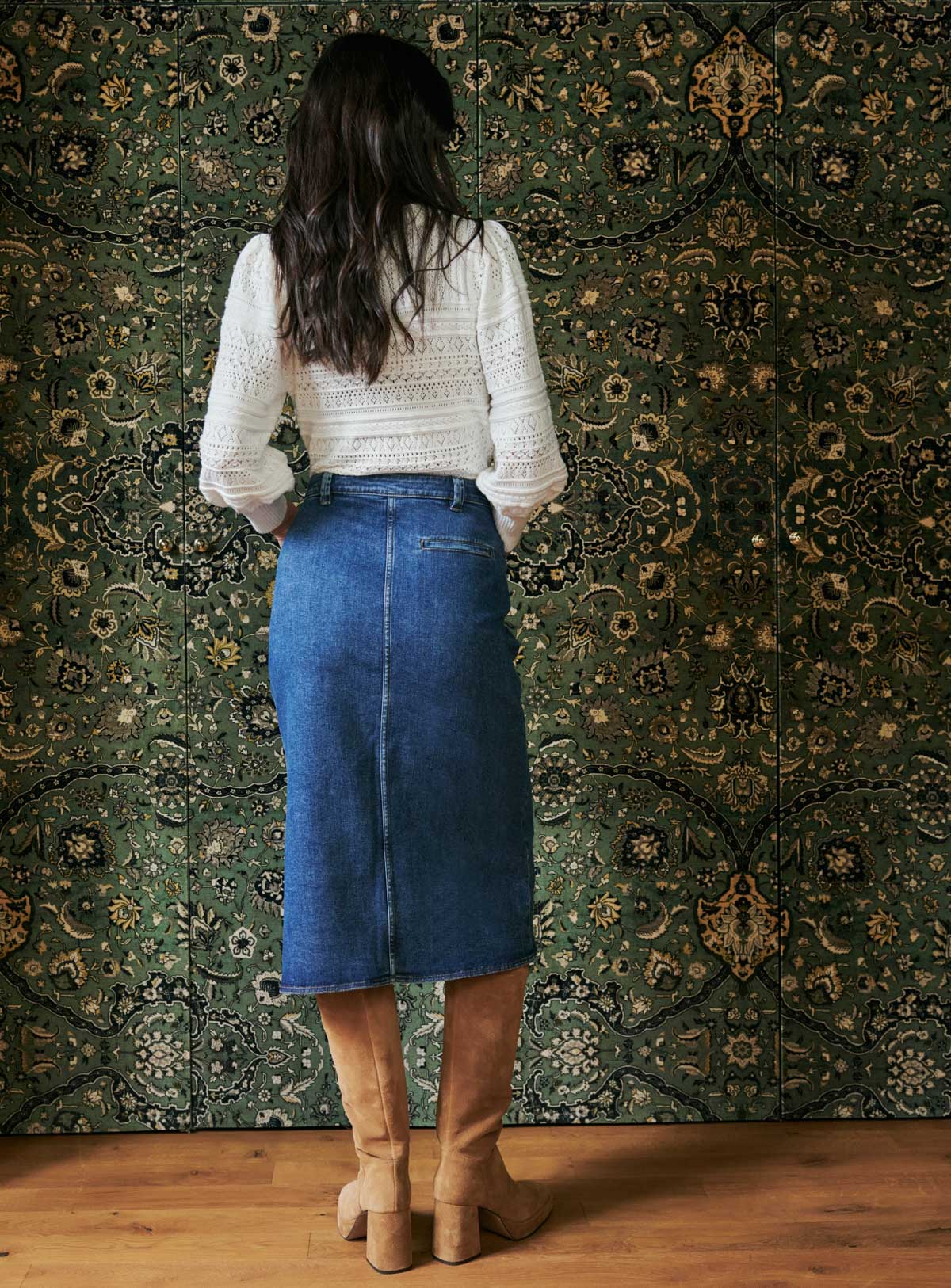 FALDA JENNY DENIM AZUL PETITE MENDIGOTE