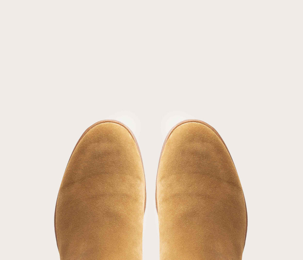 Bottines Jodhpur - Velours Havane - Homme