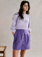 FALDA CORTA BOTONES JOHANNIE PETITE MENDIGOTE