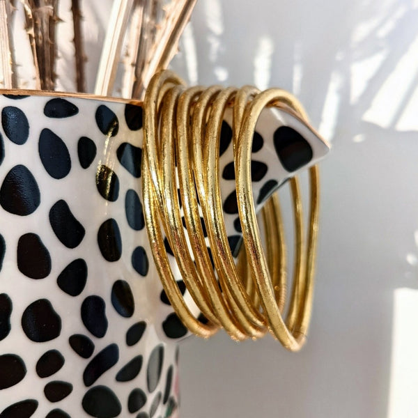 Jonc Bouddhiste Fin - Light Gold
