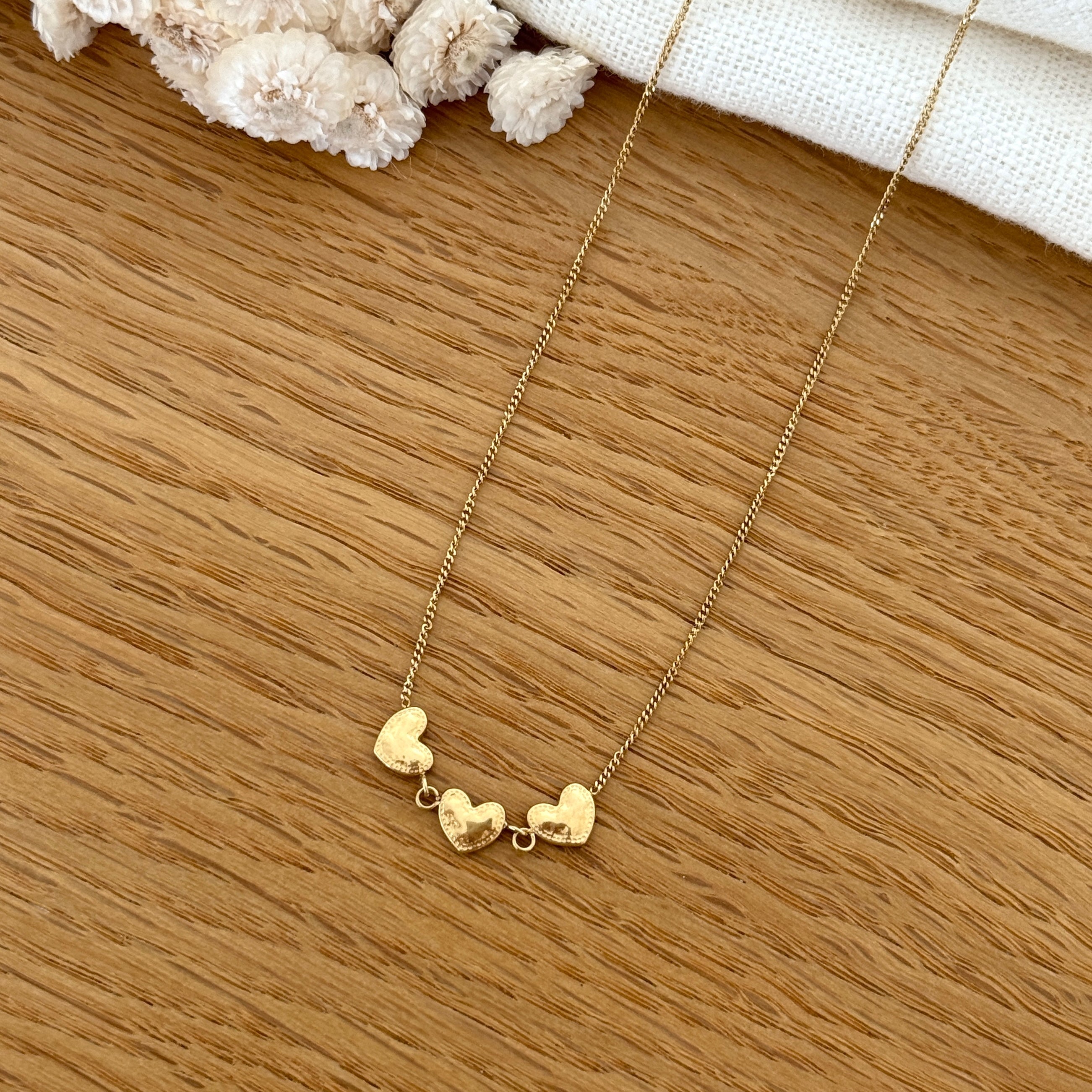 “Judie” steel necklace