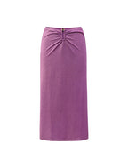 Jupe Elena Lurex Mauve