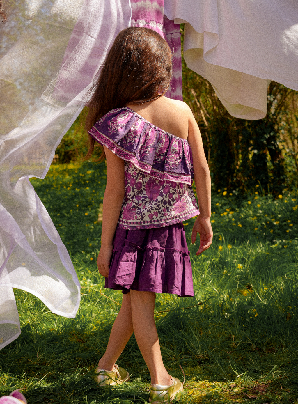 Joly Mini Skirt - Cassis