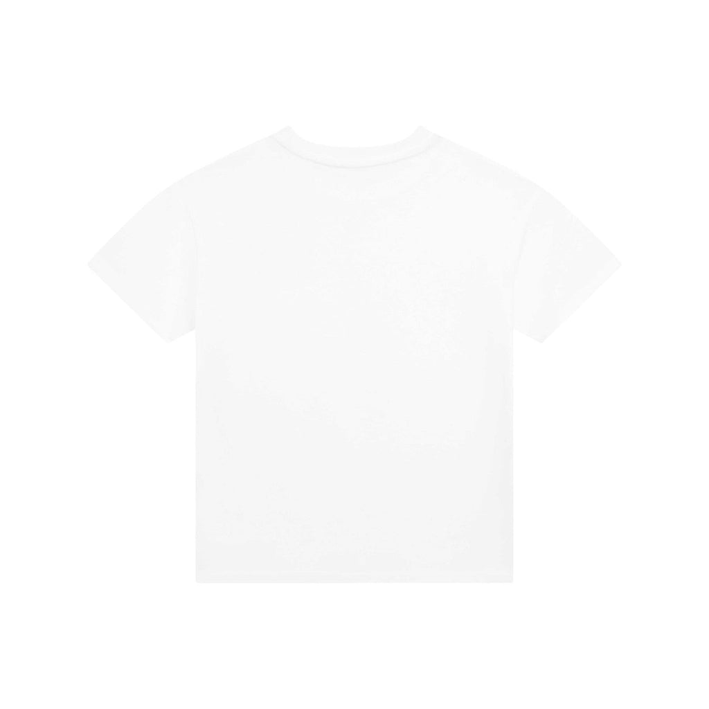 White Short Sleeve T-Shirt - Child Boy