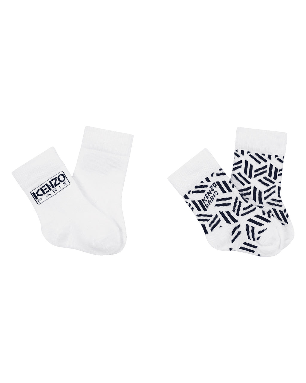 Set Da 2 Paia Di Calze - Offwhite