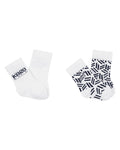 Set Da 2 Paia Di Calze - Offwhite