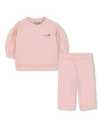 Set Sweatshirt + Broek - Atomic Pink