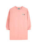 Långärmad Klänning - Atomic Pink