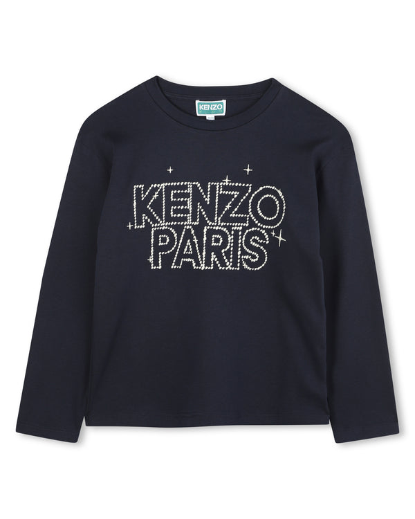 T-Shirt a Maniche Lunghe - Bleu Mistral