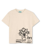 Kortærmet T-shirt - Havane Chine