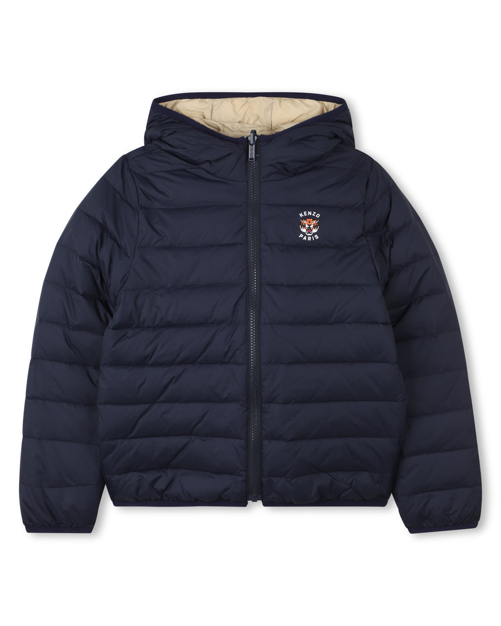 Omkeerbare donsjas - Marine Beige