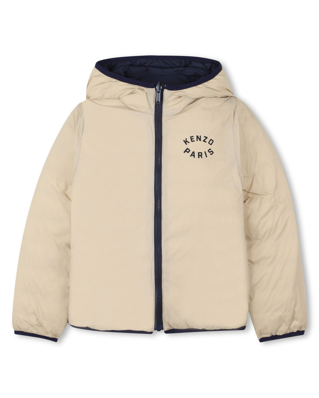 Omkeerbare donsjas - Marine Beige