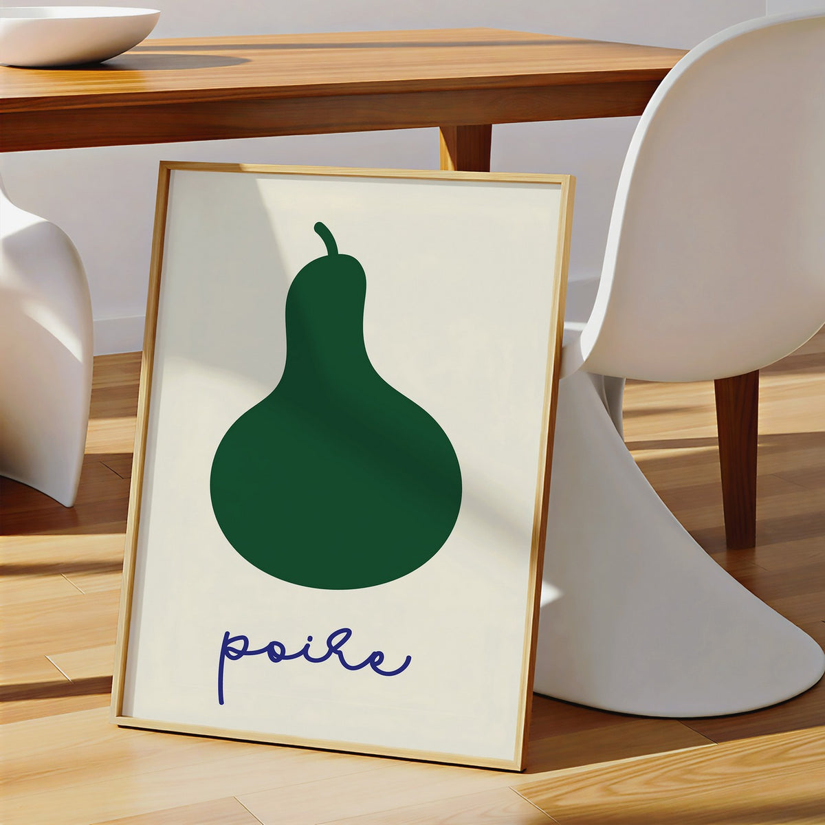 Kitchen - Affiche Poire - Vert