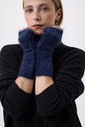 Mittens – Brushed Cashmere Kael - Marinblå - Unisex
